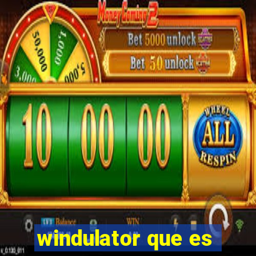 windulator que es